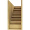 Ekena Millwork 12"W x 36"D x 24"H Classic Landon Rough Cedar Woodgrain TimberThane Corbel, Primed Tan CORUR12X36X24LANRCPR - alternate 3